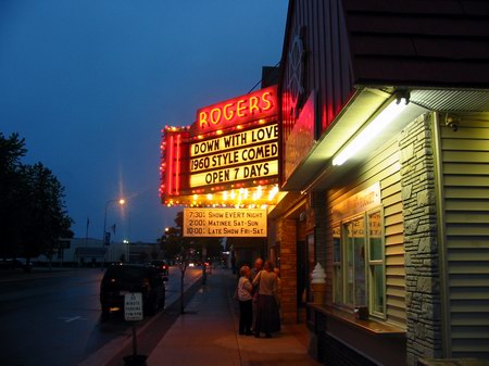 Rogers Theater - Side View Of Marquee